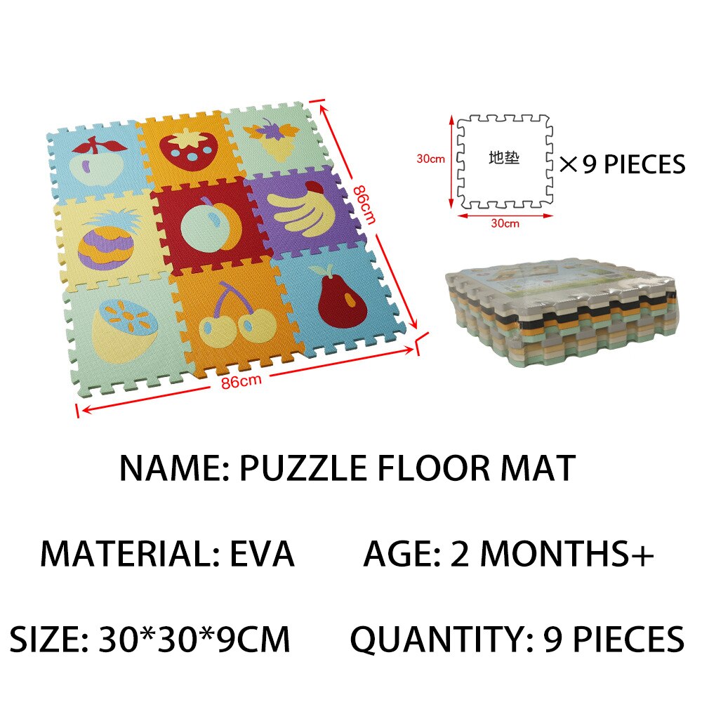 Foam Animal Puzzle Learning Floor Mat