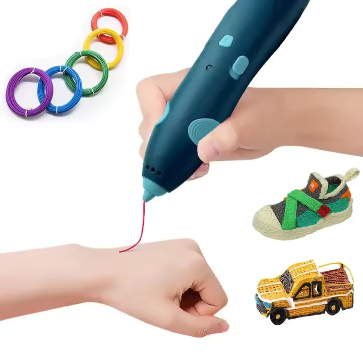 Bolígrafo de impresión 3D de baja temperatura Fidtoy para niños creativos