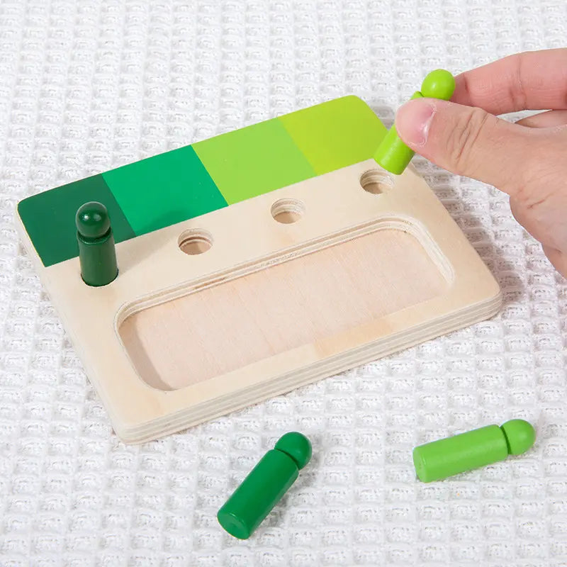 Juegos de paletas a juego con clavijas de color degradado