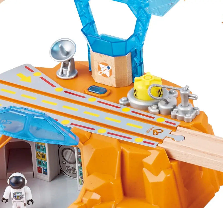 Ensemble de train spatial Fidtoy - Jeu d'exploration ferroviaire martienne