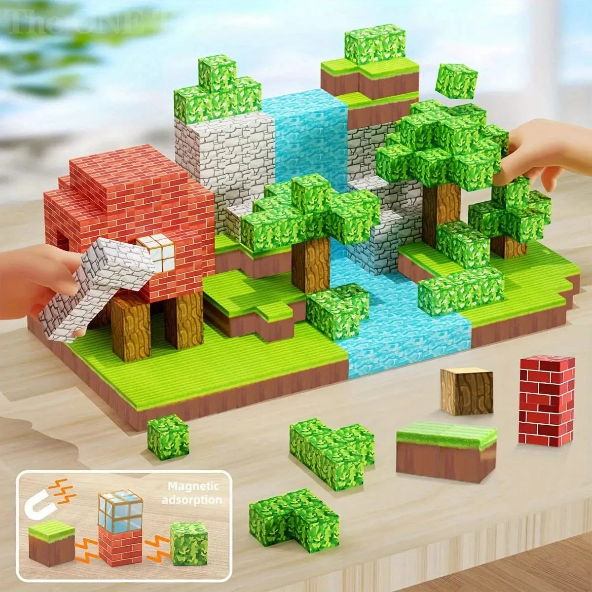 Fidtoy Magnetic Building Blocks Set for Kids – STEM Construction Toys for Creative Learning