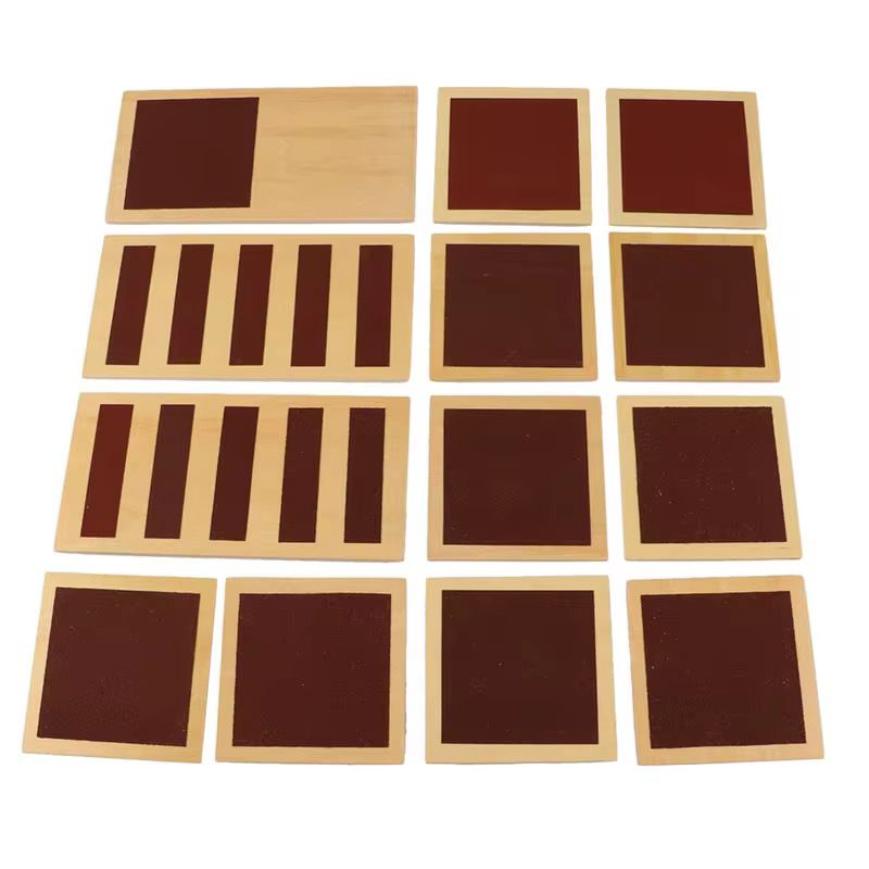 Montessori Rough and Smooth Boards - Sensorial Activity for Tactile Exploration