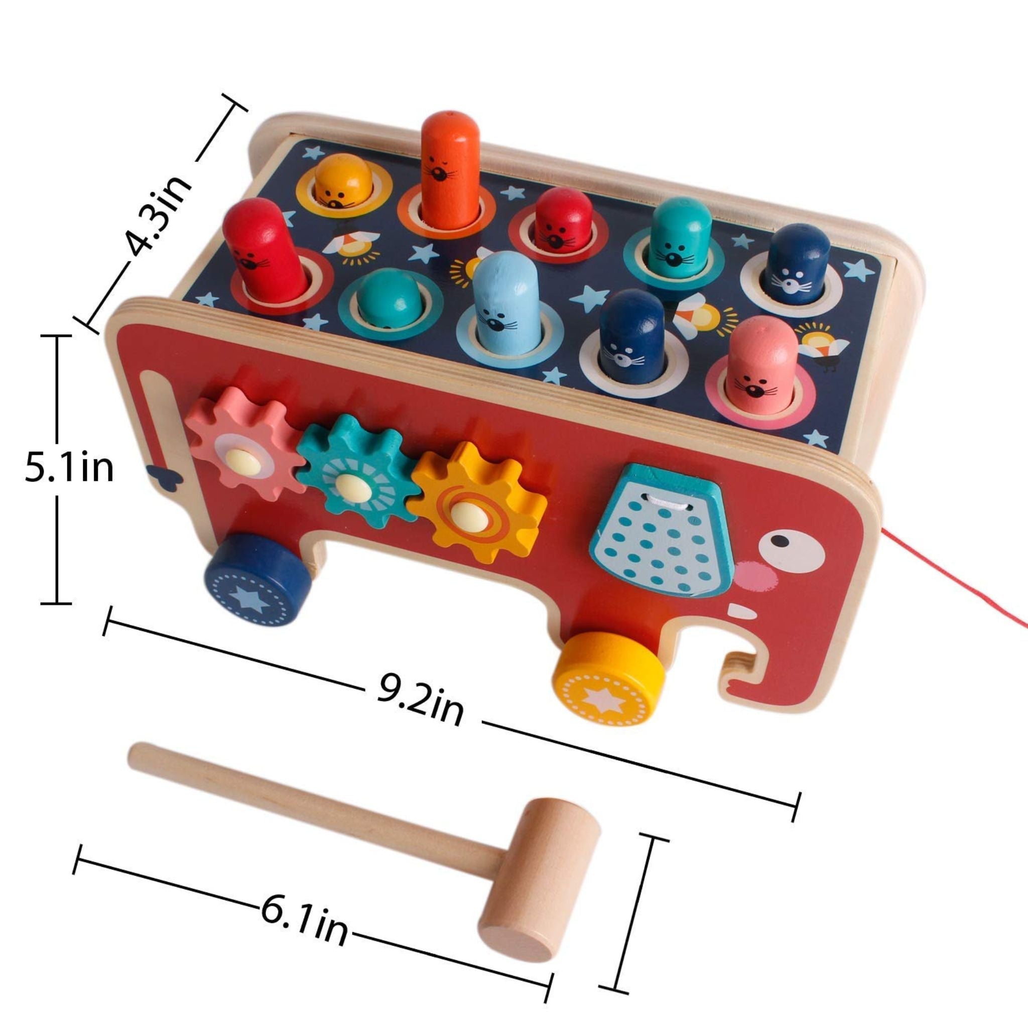 Montessori Tap-Taupe en Bois
