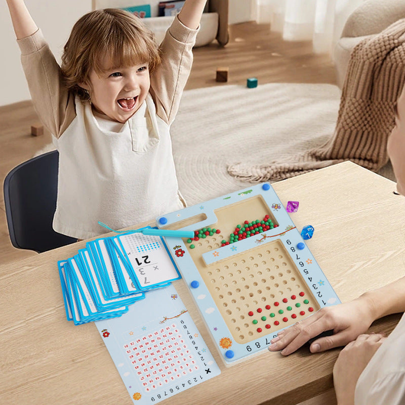 Montessori Multiplication Magnetic Beads Board