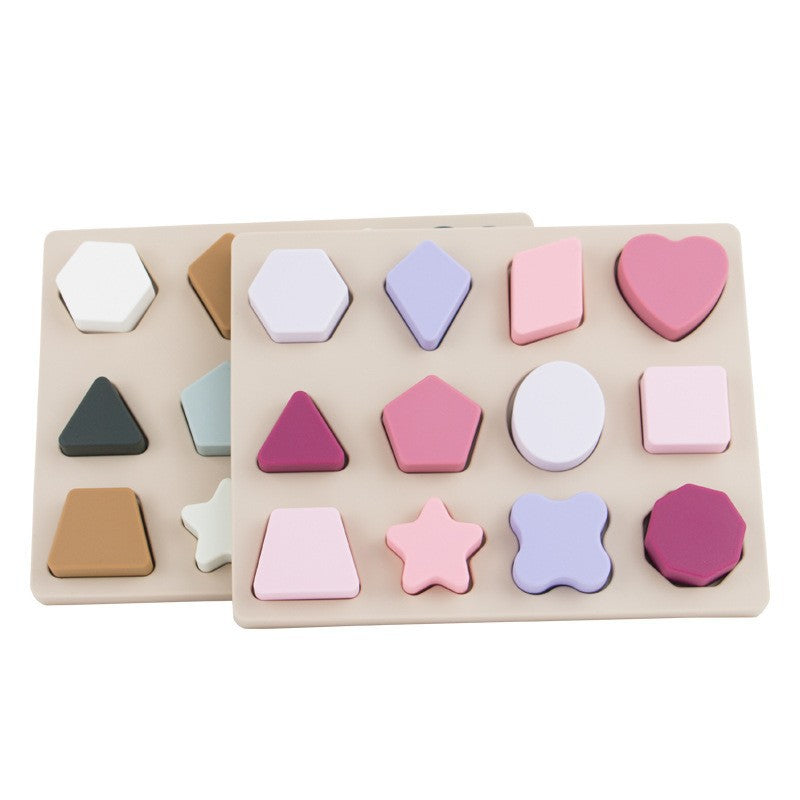 Puzle de formas de silicona Montessori