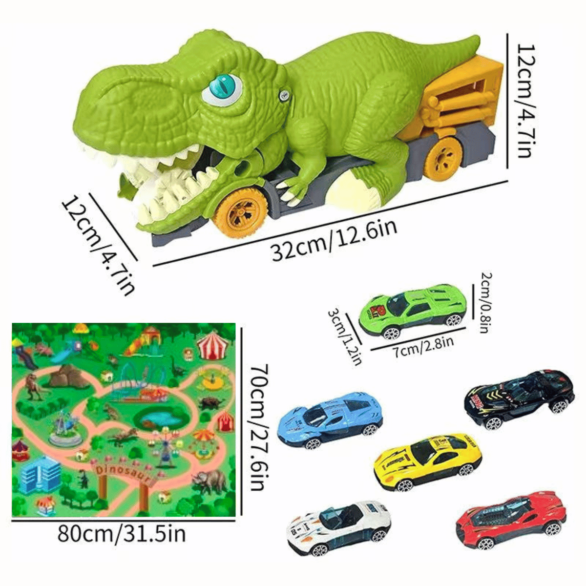 Dino Car Truck™ - Conduce hacia la prehistoria - Coche de juguete de dinosaurio
