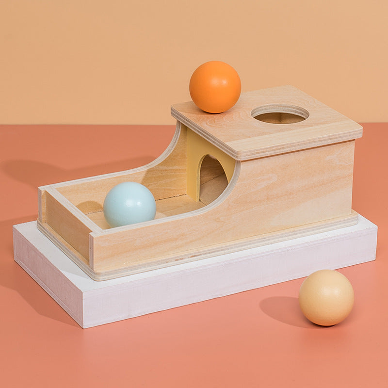 Caja de Permanencia del Objeto Montessori en Tonos Pastel