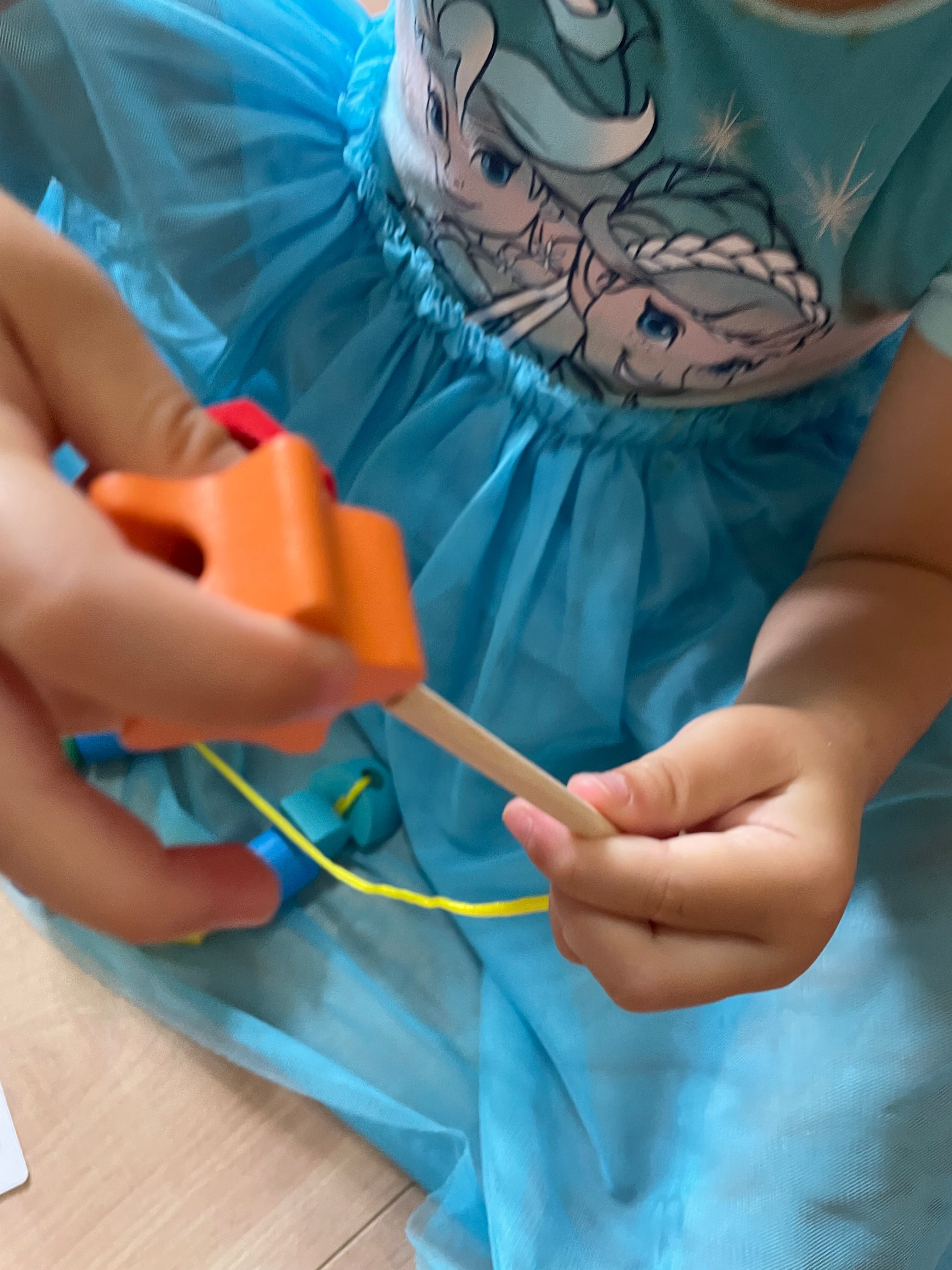 Jeu de perles de séquence Montessori à 5 colonnes