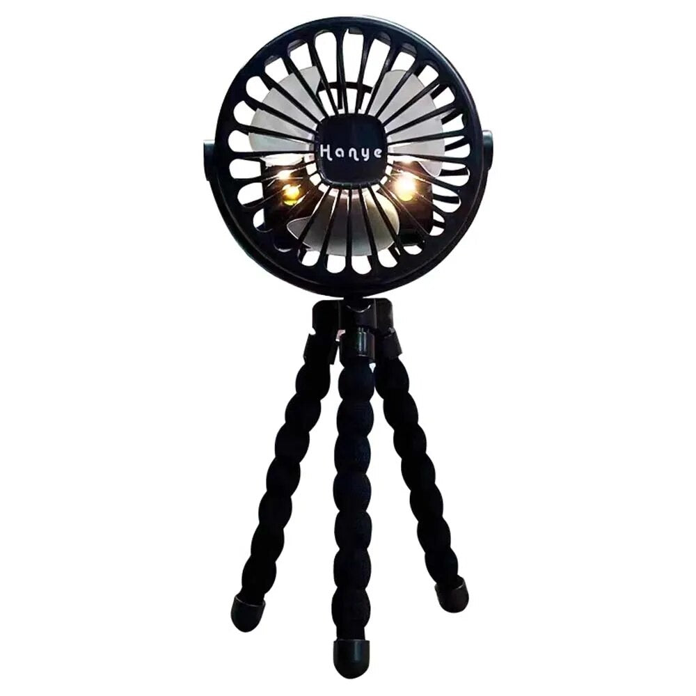 Fidtoy Portable Stroller Fan Clip On Baby Cooling Fan USB Rechargeable