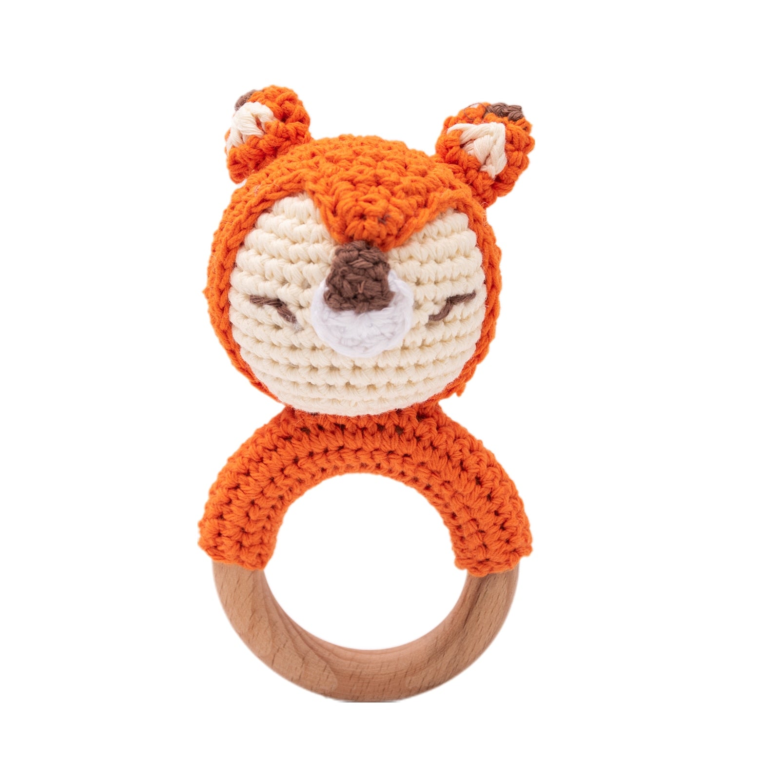 Fidtoy SnuggleBud Rattle & Teether Baby Sensory Toy