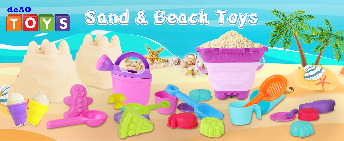 33PCS Jouets de Plage Outils à Crème Glacée Jouets de Jardin Extérieur Jouets de Bain pour Bébé