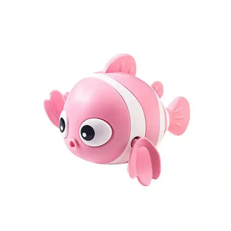 Fidtoy Swimming Clown Fish Bath Toy for Toddlers Water Play Toy