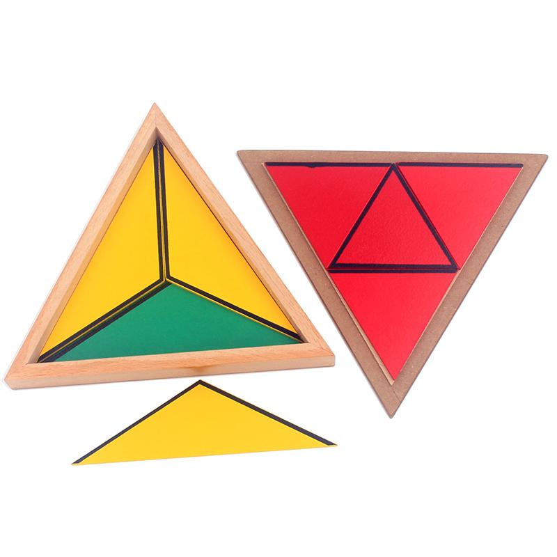 Fidtoy Lot de triangles constructeurs Matériel Montessori