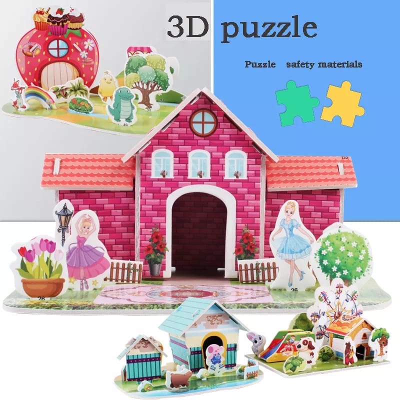 DIY 3D Villa Foam Puzzle Set - 488