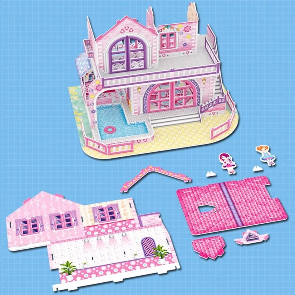 DIY 3D Villa Foam Puzzle Set - 488