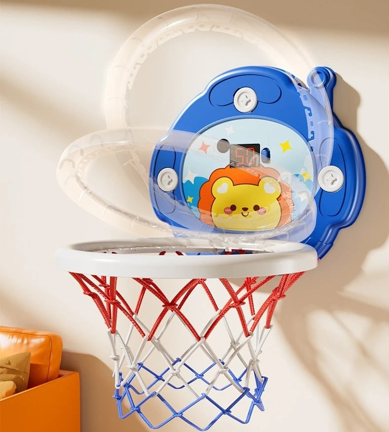 Minicanasta de Baloncesto para Interiores con Marcador y Juego de Simulación - 25B