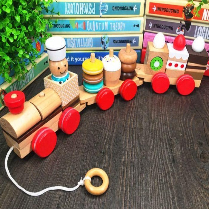 Trenes de apilamiento Tractor- Juguetes de motricidad fina