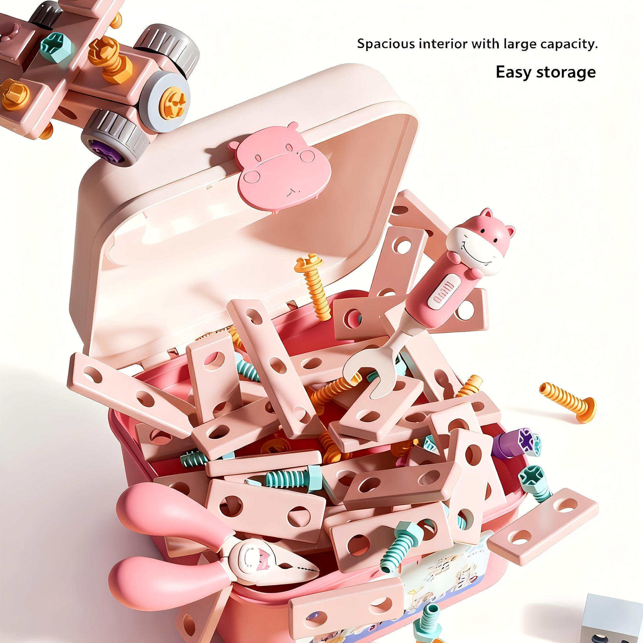 Fidtoy Kit de tournevis créatif pour tout-petits - Apprentissage STEM et motricité fine