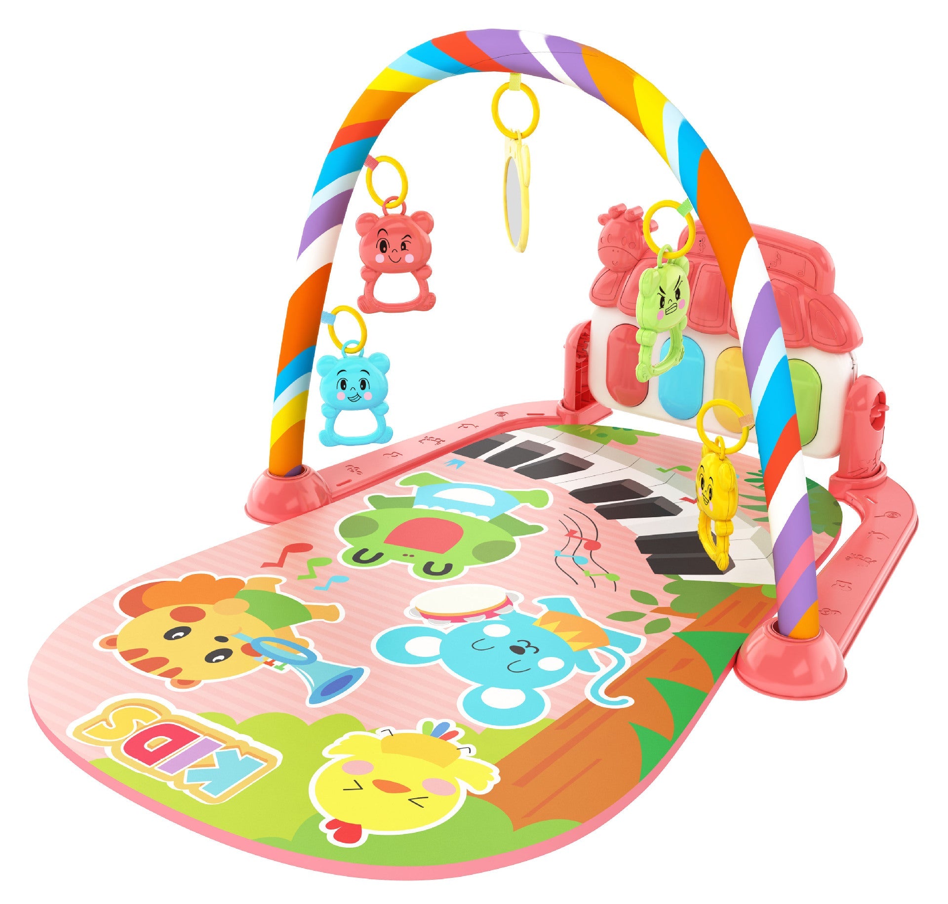 Tapis de jeu musical Fidtoy pour bébés et tout-petains – Jouets d'éveil interactifs et sensoriels