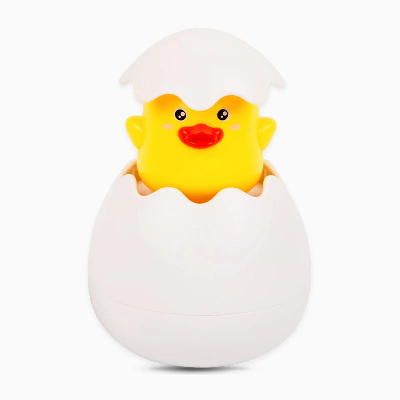 Fidtoy Penguin Hatching Bath Toy for Toddlers – Interactive Egg Water Spray Bath Toy