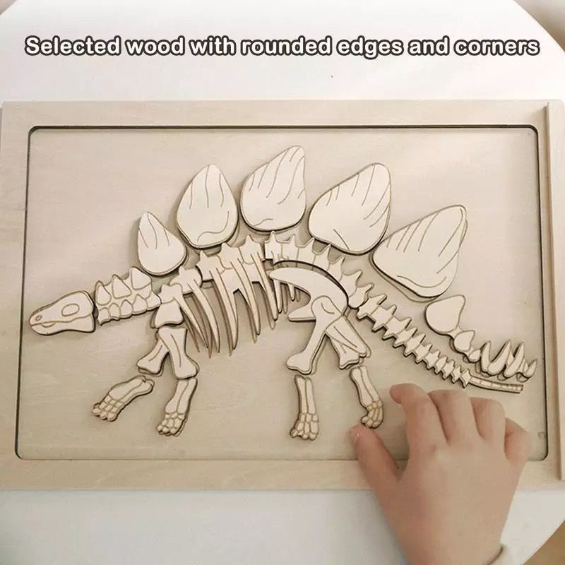 Dinosaur Fossil Puzzle - Fine motor skills toys