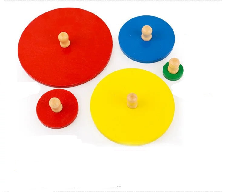 Rompecabezas de círculo de madera - Los mejores juguetes montessori