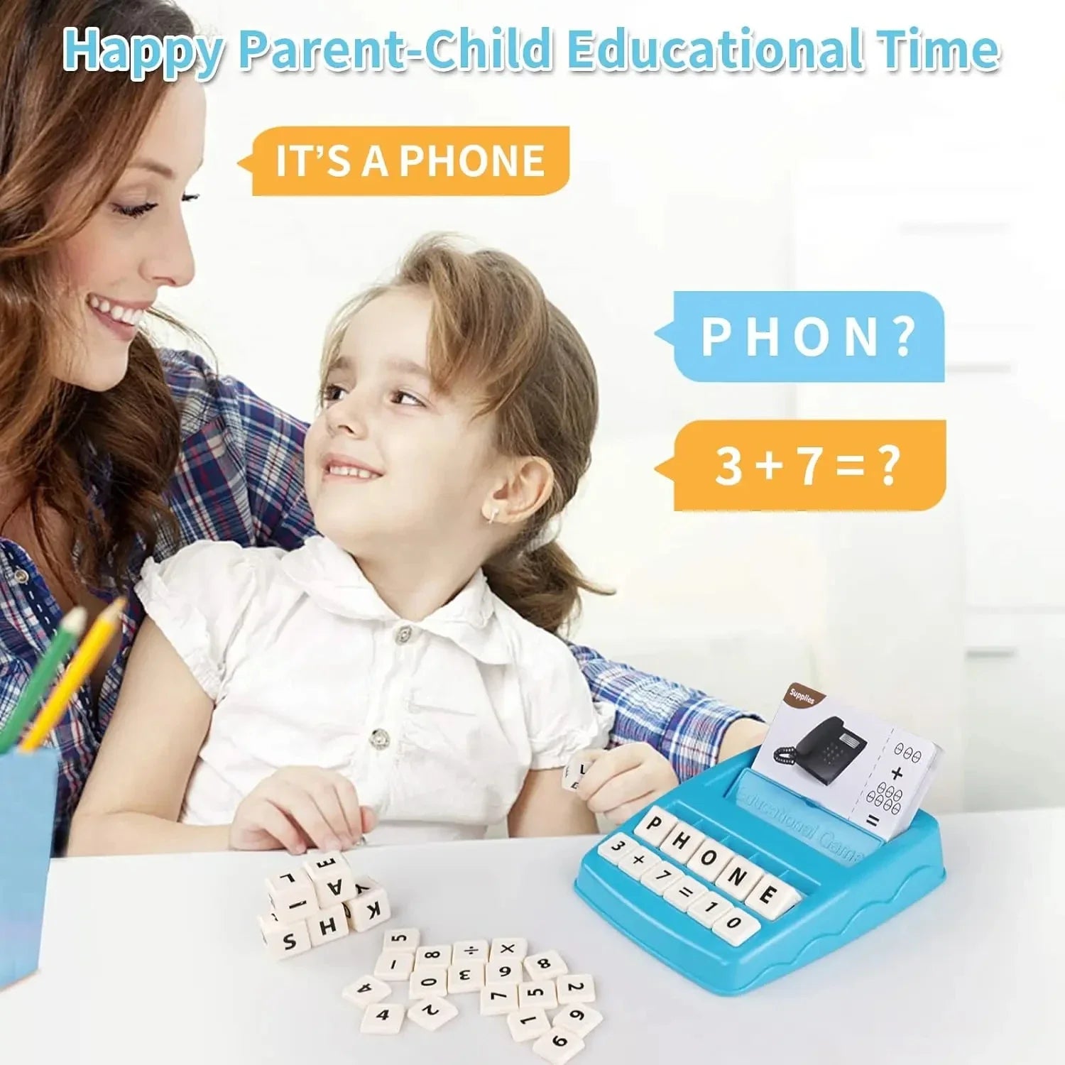 EduPlay – 2-in-1 - Leer- & Spelset met Alfabet- en Cijferkaarten