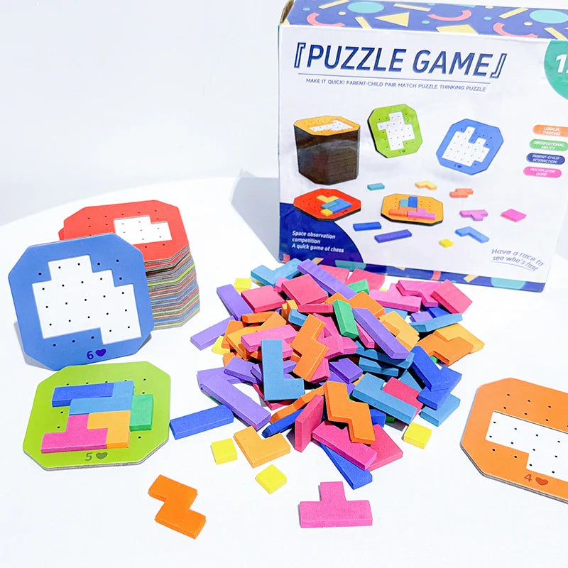 Colorful Tangram Puzzle™ - Créativité et apprentissage - Puzzle Tangram