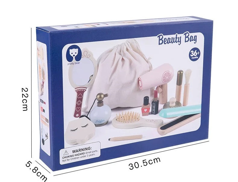 Juego de maquillaje de madera - Juguetes de madera de juego abierto