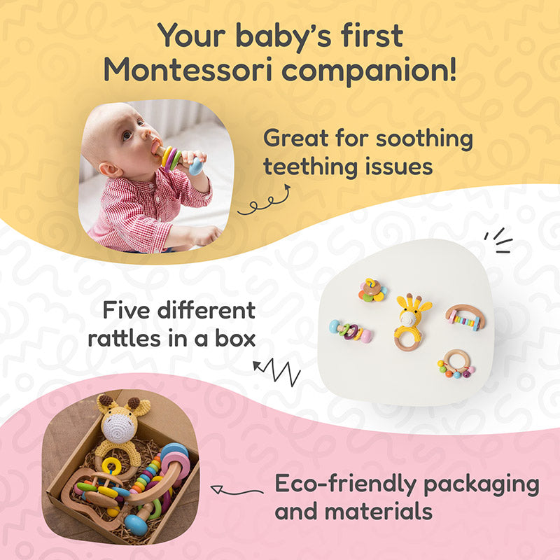 Kit de sonajero Montessori