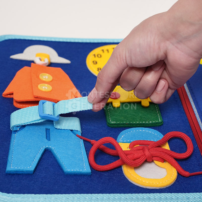 Fidtoy Interactive Busy Bag for Toddlers – Montessori Sensory Learning Toy Age 3+