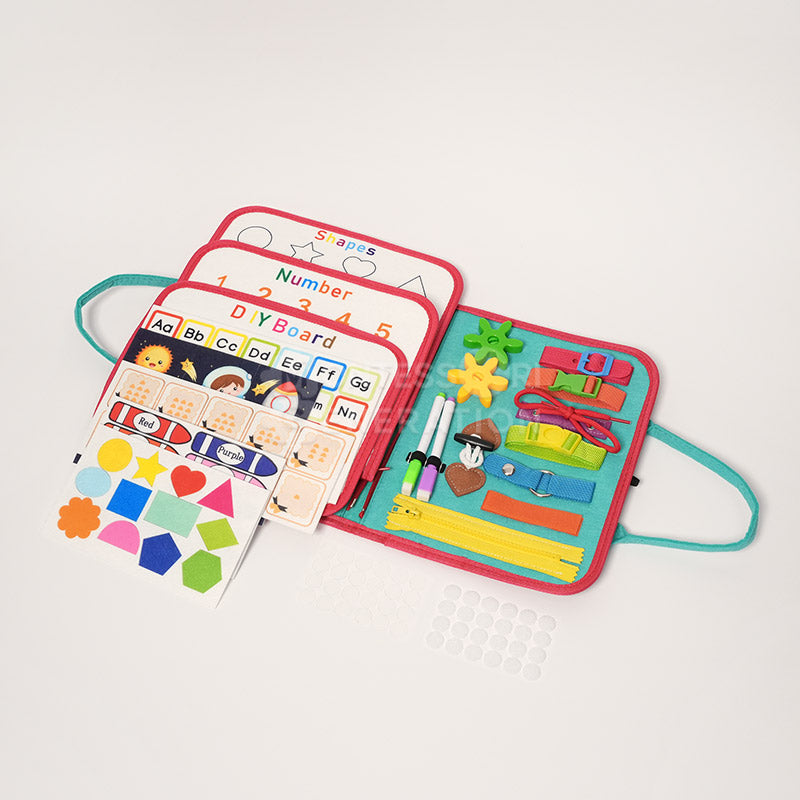 Fidtoy Interactive Busy Bag for Toddlers – Montessori Sensory Learning Toy Age 3+