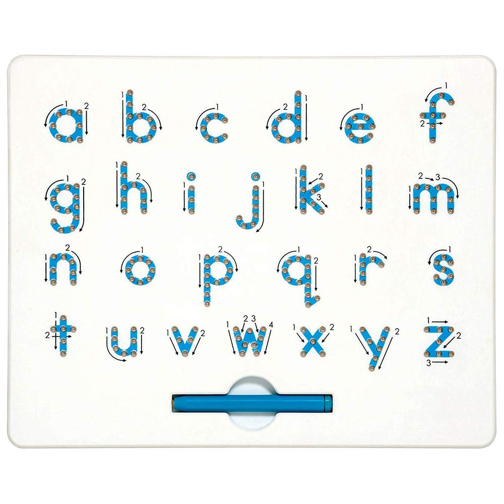 Fidtoy Magnetic Alphabet Writing Board with Stylus for Kids Letter Number Tracing Tablet Age 3+