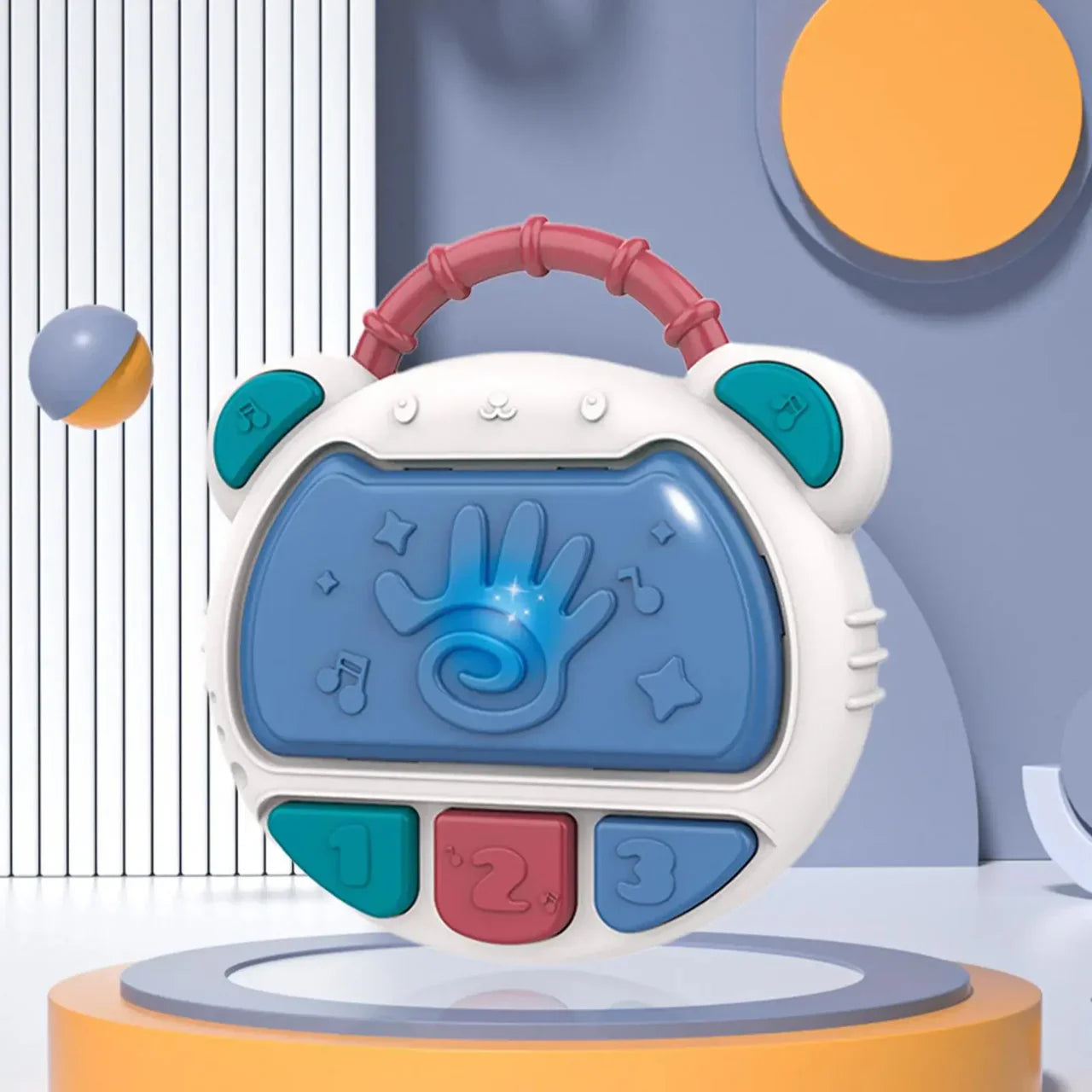 Fidtoy Baby Musical Drum Toy for Sensory Music Play