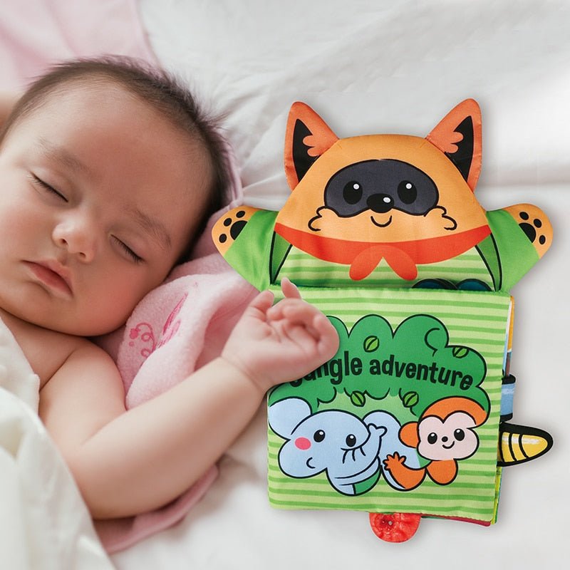 Libro de tela Montessori para bebé