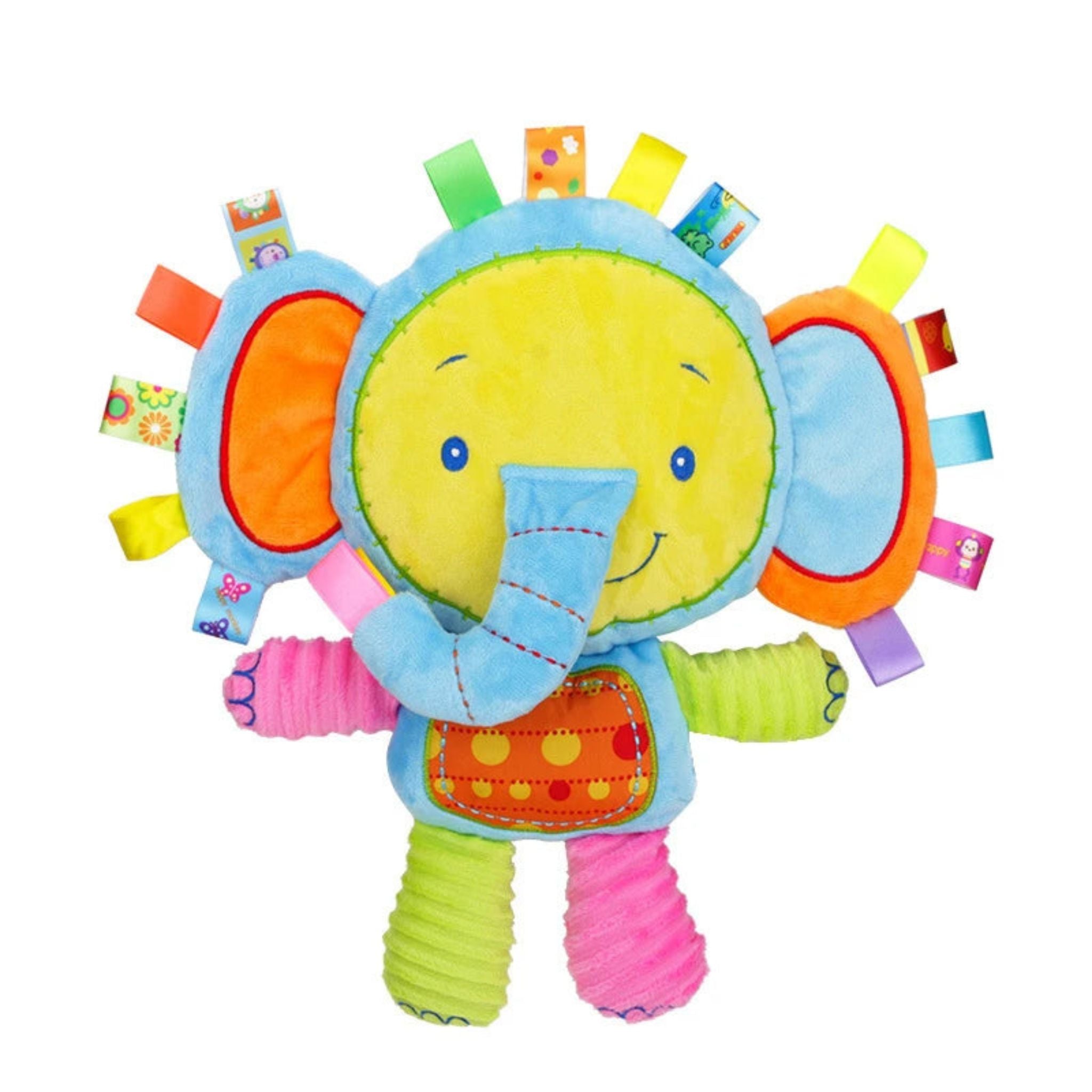 Elefante de peluche Montessori para bebé
