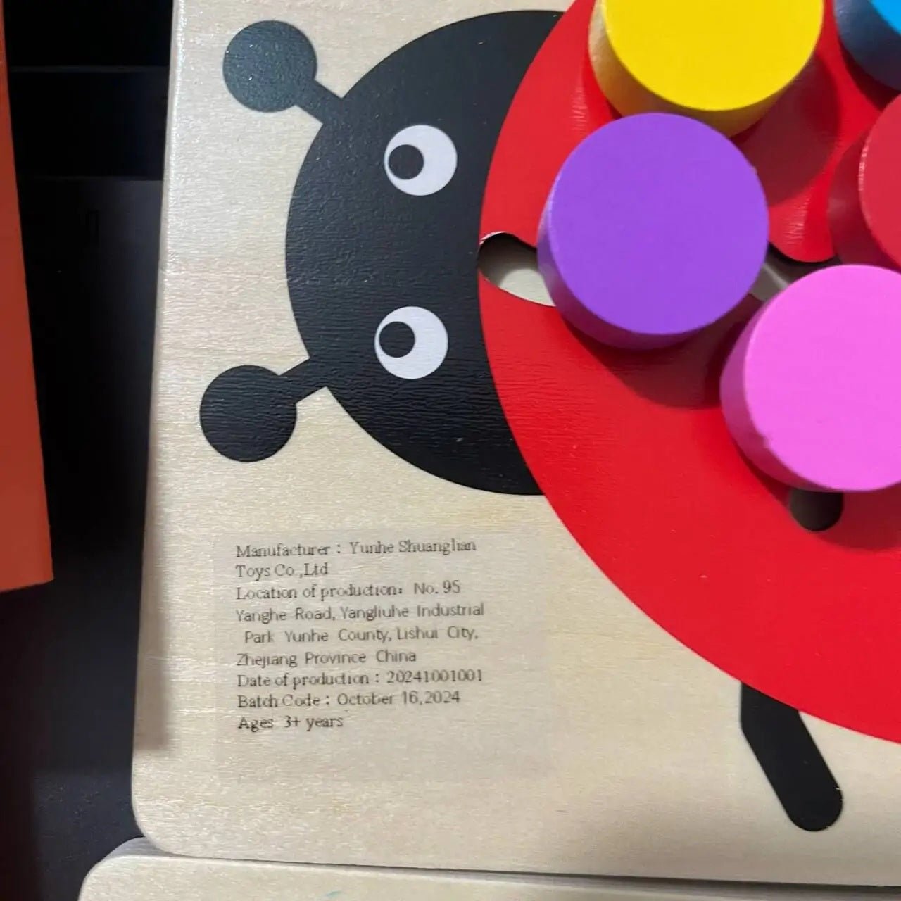 Puzzle coulissant Montessori d'association des couleurs – Jeu de logique éducatif pour tout-petzits