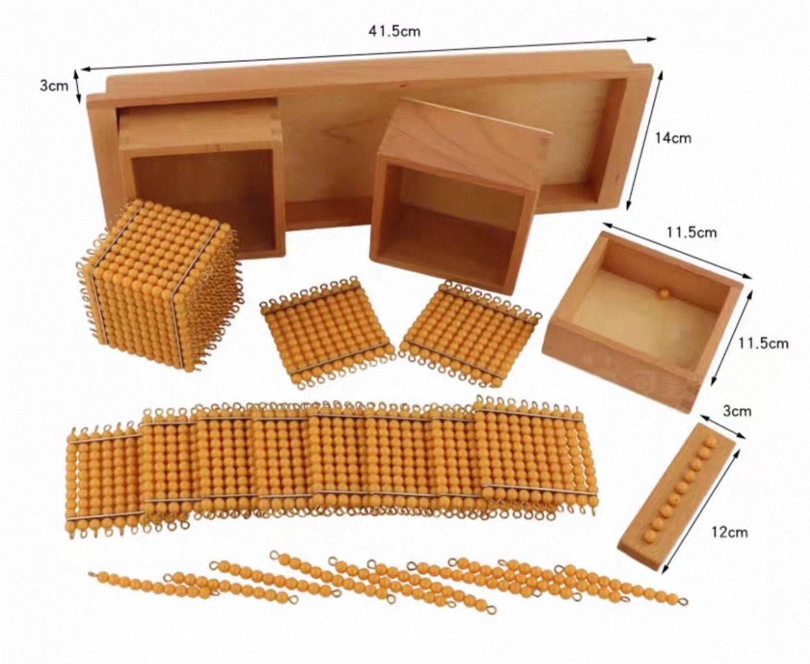 Montessori Decimal Symbols with Tray | Introduction to the Decimal System