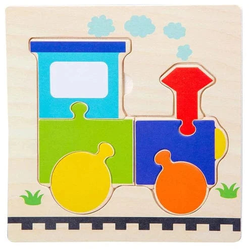 Fidtoy Montessori Rompecabezas Felices
