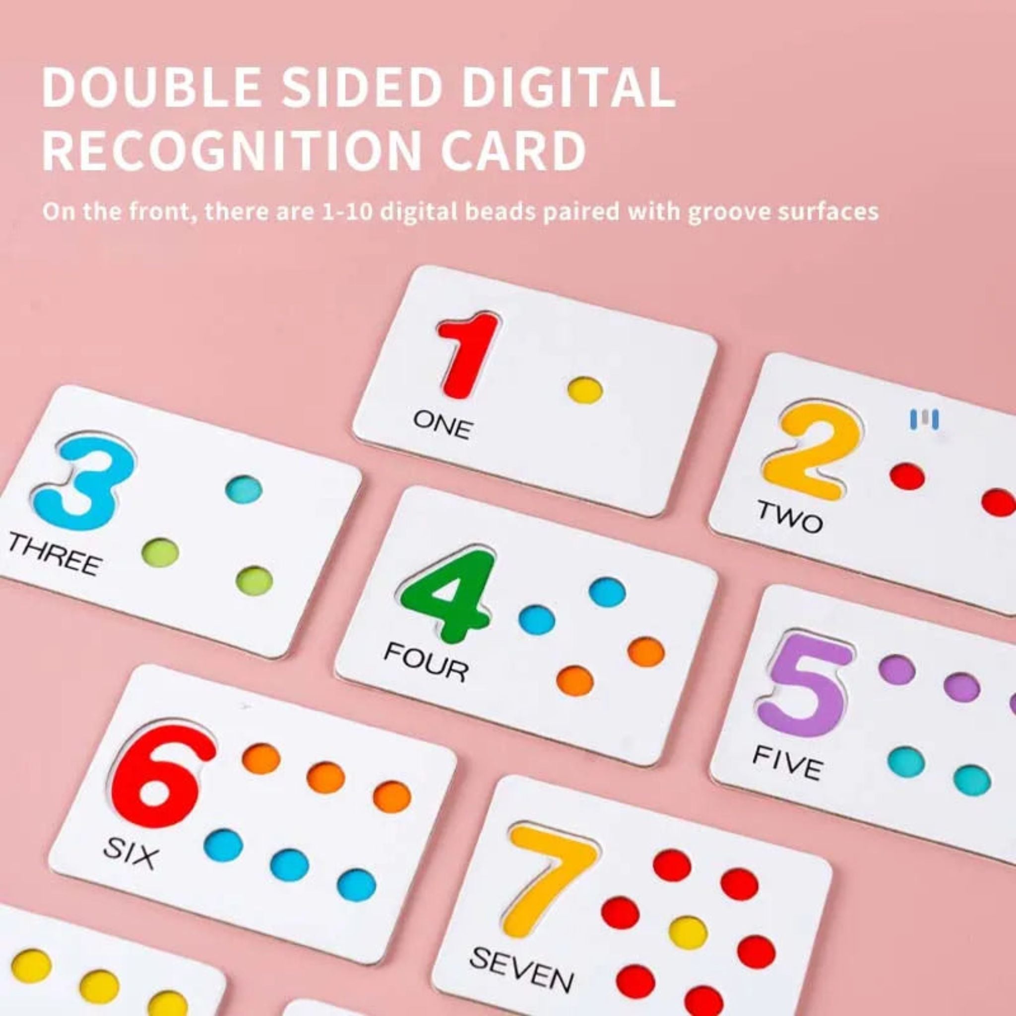 Juego de conteo de matemáticas Montessori