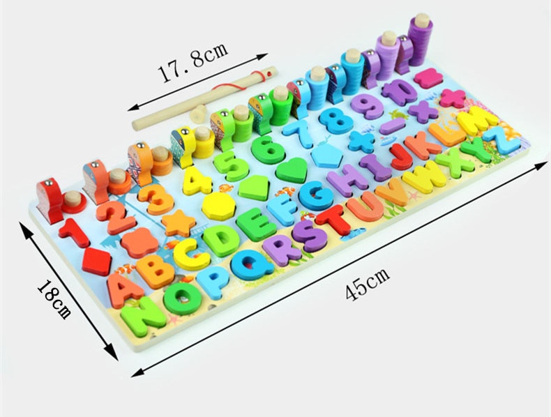 Fidtoy Montessori Educational Wooden Toys for Kids