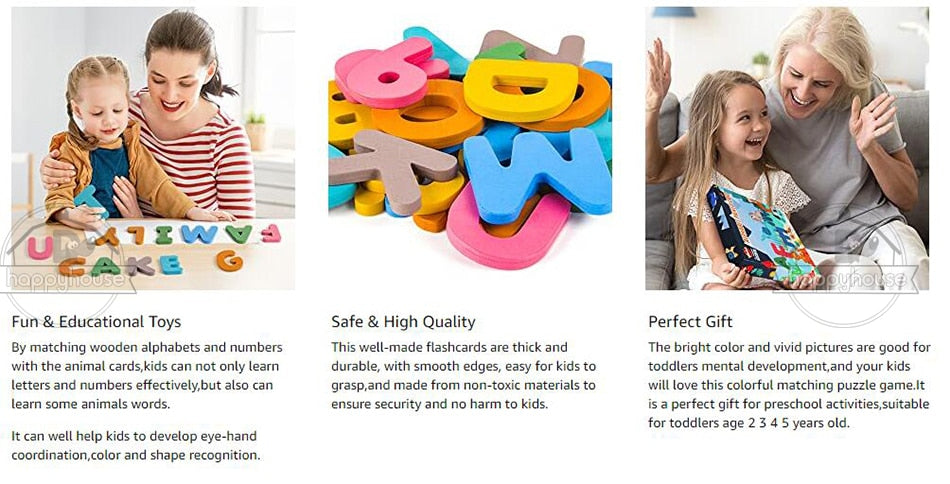 Fidtoy Montessori Educational Wooden Toys for Kids