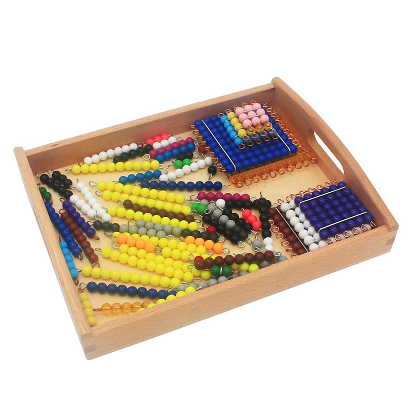 Fidtoy Montessori Wooden Tray Presentation Material