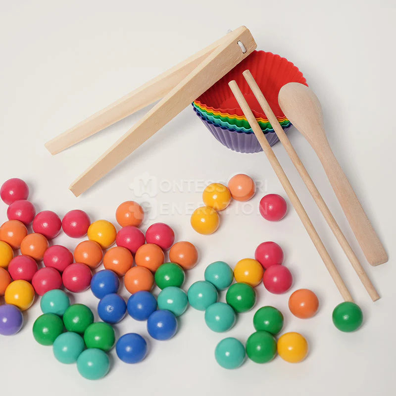 Fidtoy Montessori Rainbow Beads