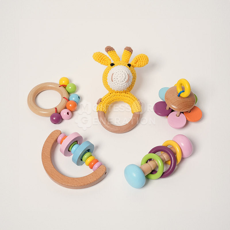 Kit de sonajero Montessori