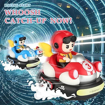 Coche de Choque Expulsable, paquete de 2 con 2 Controles Remotos – Bacha Toys