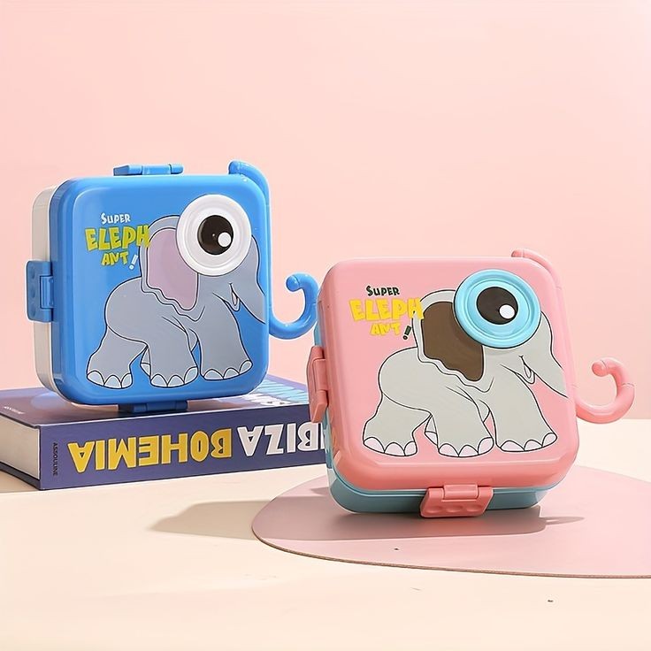Fiambrera de acero inoxidable Super Elephant – Doble delicia | Bacha Toys