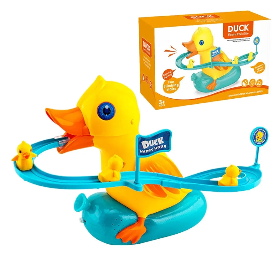 Juguete Tobogán Eléctrico de Pato – Juego de Pistas Educativo y Divertido para Niños | Bacha Toys