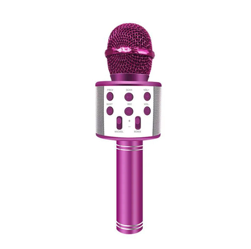Microphone Karaoké sans Fil Bluetooth Fidtoy pour Enfants et Adultes