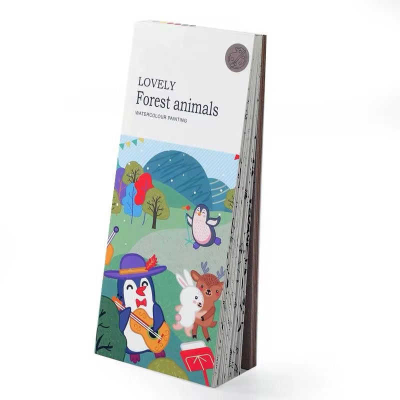 Painting Bookmark Set – Creative Watercolor Fun for Kids – Forest Animals, Princess, Happy Elf, Cute Pet